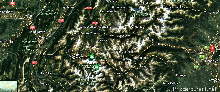 Agip A43 Sens Albertillie Turin Aire St Michel De Maurienne