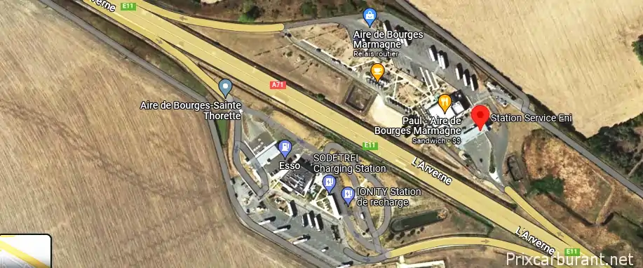Agip Bourges Marmagne A 71