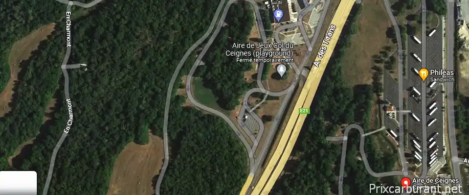 Agip Ceignes A40 Sens Annecy Bourg En Bresse