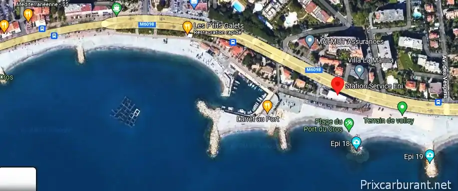 Agip Cros De Cagnes Bd De La Plage