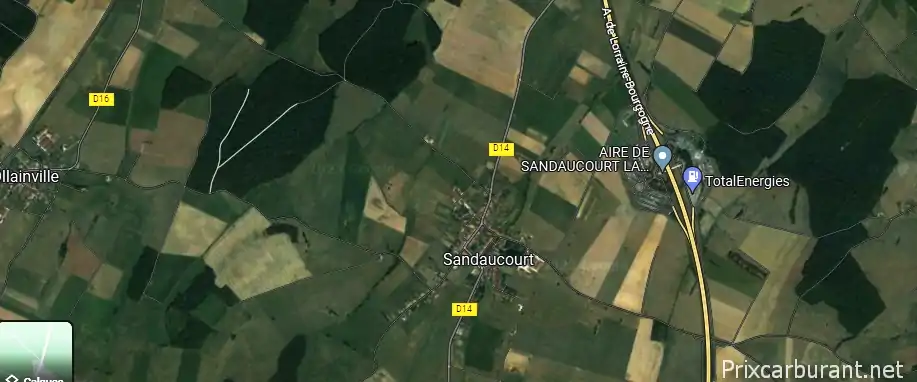 Agip Lorraine Sandaucourt A31 Sens Nord Sud