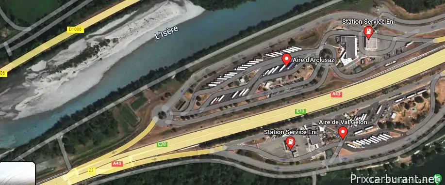 Agip Val Gelon A43 Sens Chambery Turin