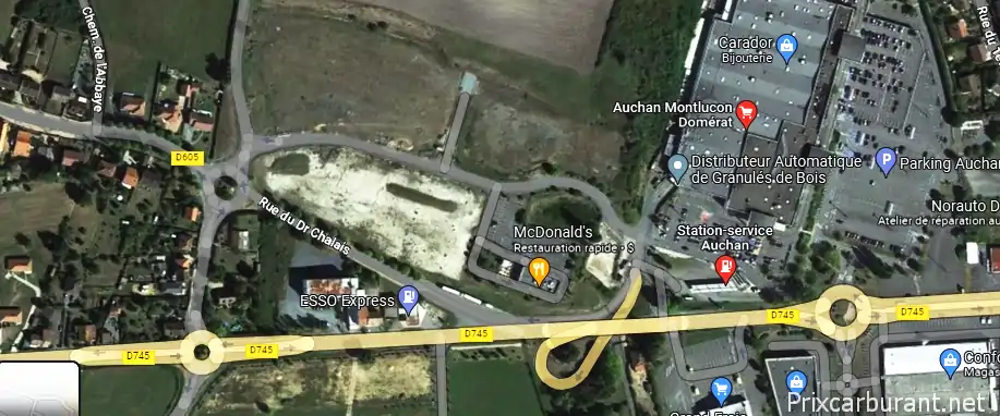 Auchan Carburant Montlucon-Domerat