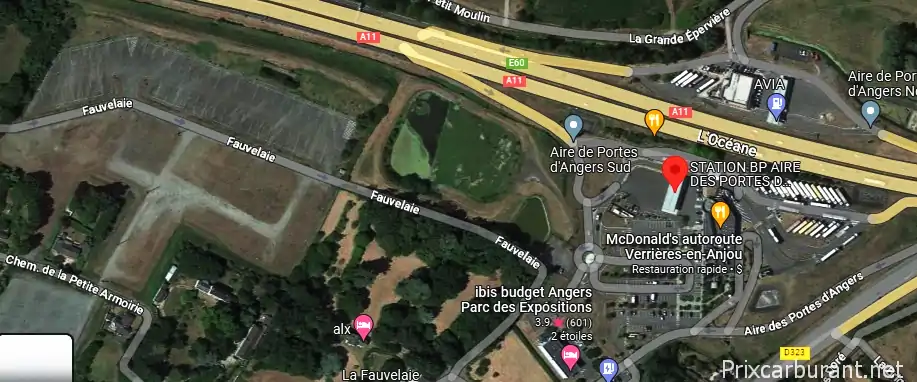Bp A11 Aire Des Portes D&rsquo;Angers Sud