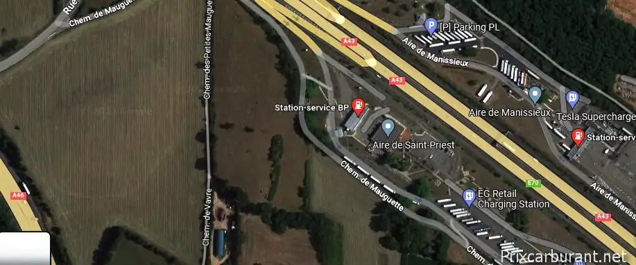 Bp A43 Aire De Manissieux
