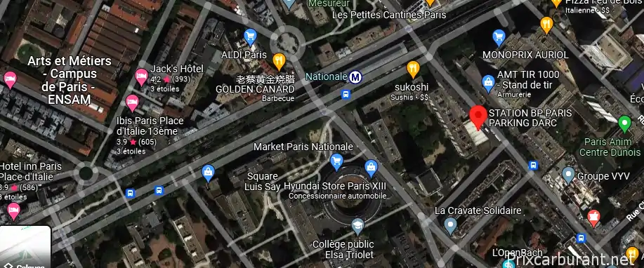 Bp Parking Jeanne D&rsquo;Arc – Carrefour Express