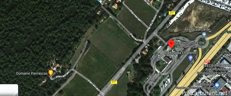 Eni Amandiers A57 Sens Nord Sud