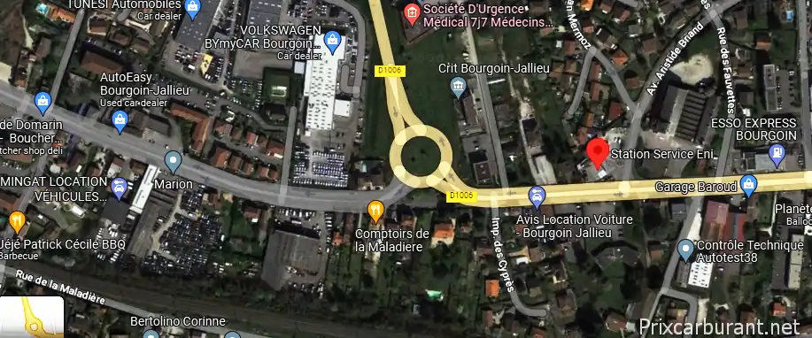 Eni Bourgoin Route De Lyon