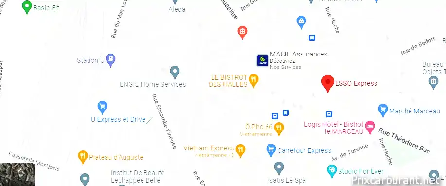 Esso Express Limoges Carnot