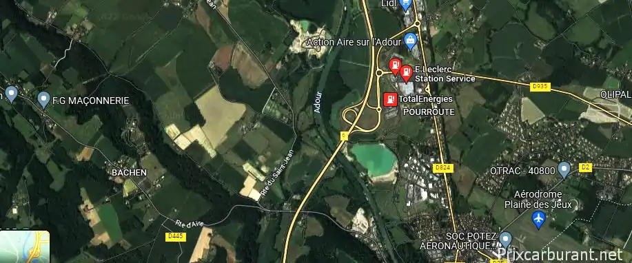 Station essence Aire-Sur-L&rsquo;adour