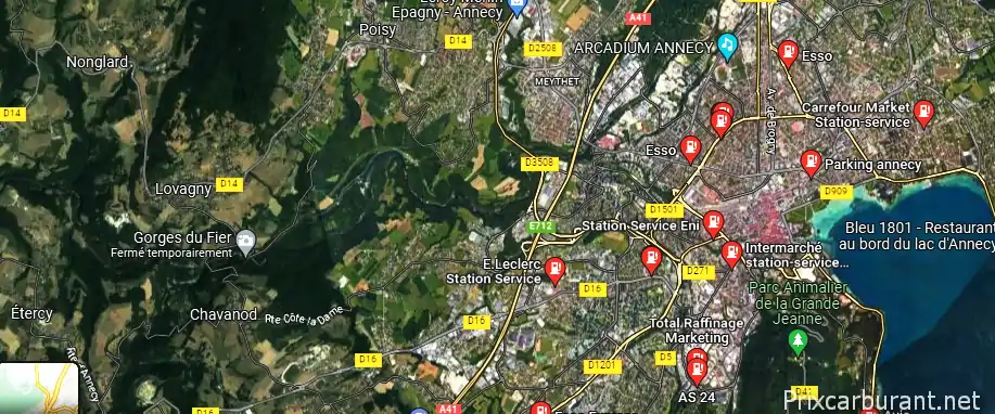 Station essence Annecy