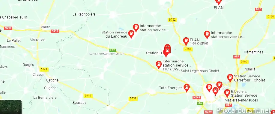 Station essence Begrolles En Mauges