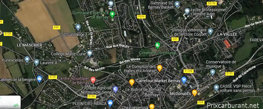Station essence Bernay