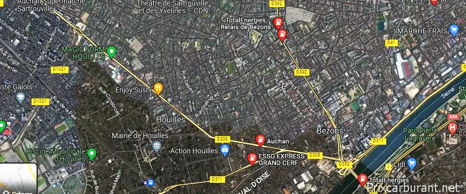 Station essence Bezons