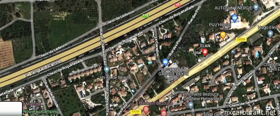 Station essence Bezouce