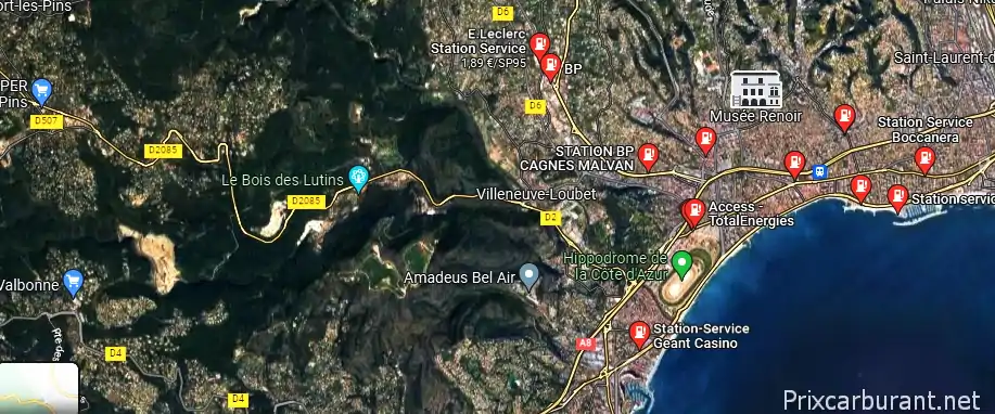 Station essence Cagnes Sur Mer