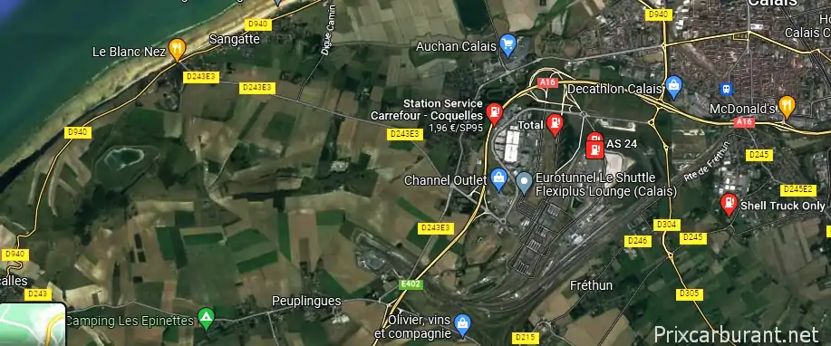 Station essence Coquelles