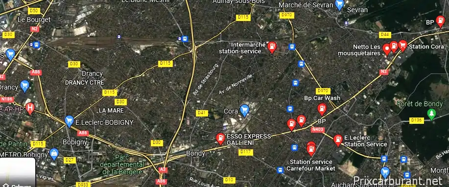 Station essence Livry-Gargan