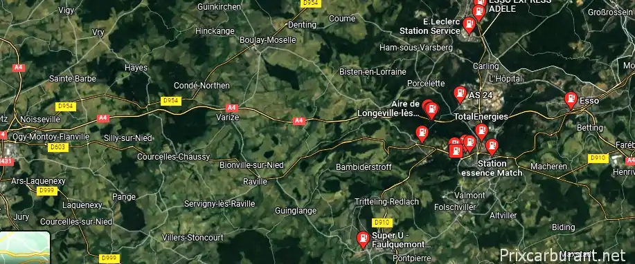 Station essence Longeville-Les-Saint-Avold