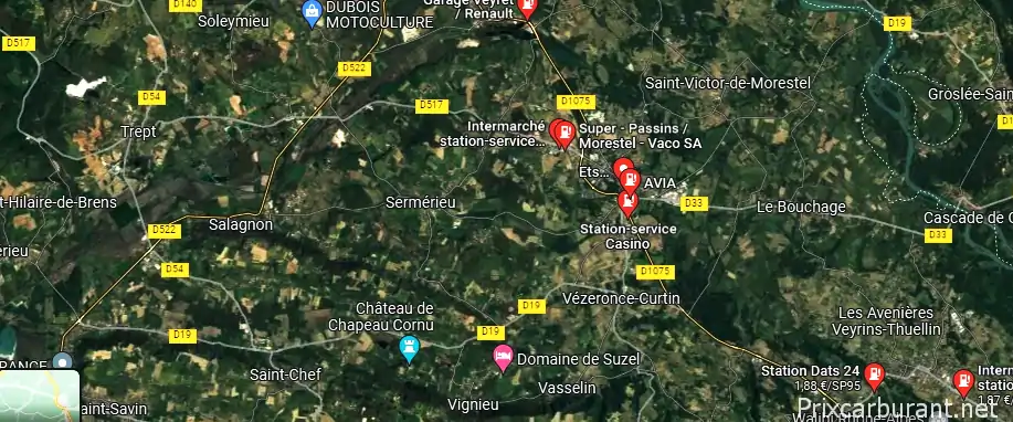 Station essence Morestel