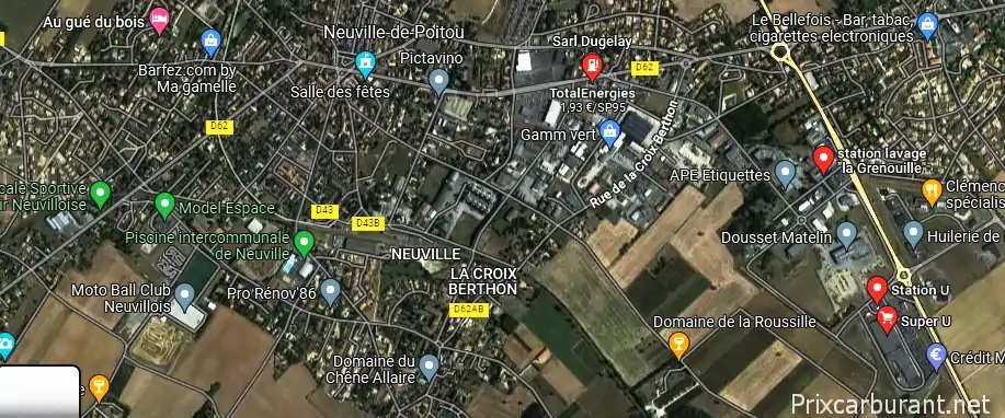 Station essence Neuville-De-Poitou