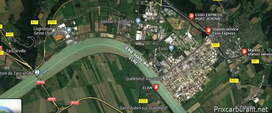 Station essence Port Jerome Sur Seine