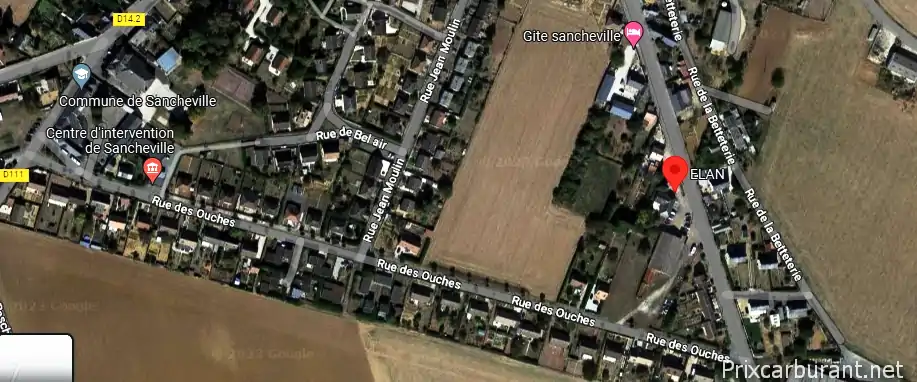 Station essence Sancheville