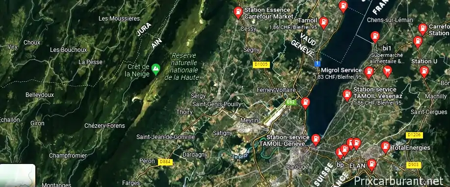 Station essence Veigy-Foncenex