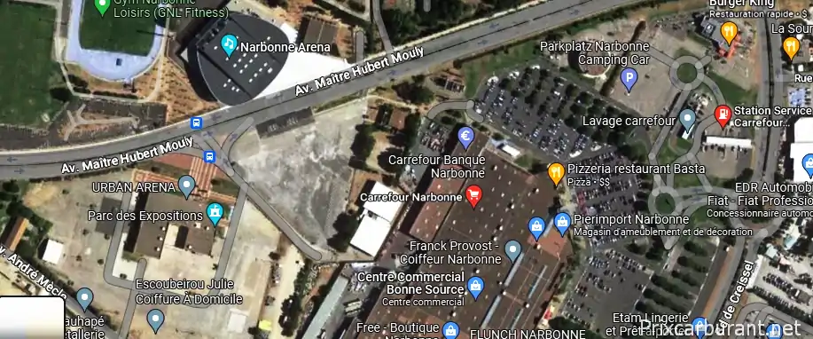 Station Service De L&rsquo;Hypermarche Carrefour De Narbonne