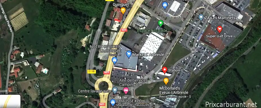Station Super U Pays De L&rsquo;Arbresle